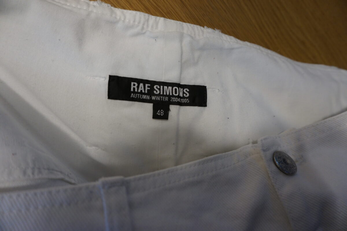 RAF SIMONS 2004AW Super baggy denim pants wide pants 2004-2005a/w