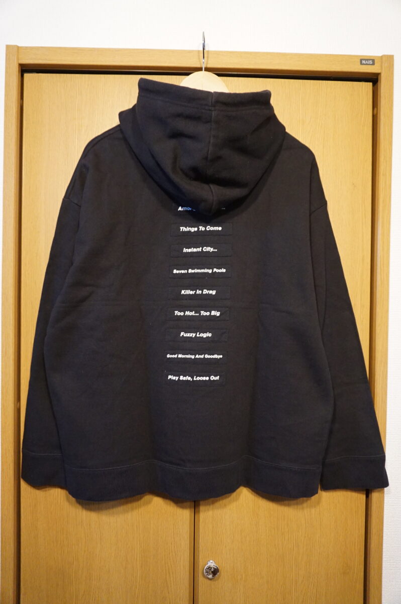 RAF SIMONS 2018SS Sweat hoodie Black, Patches, size M, 181.164 19004-09920