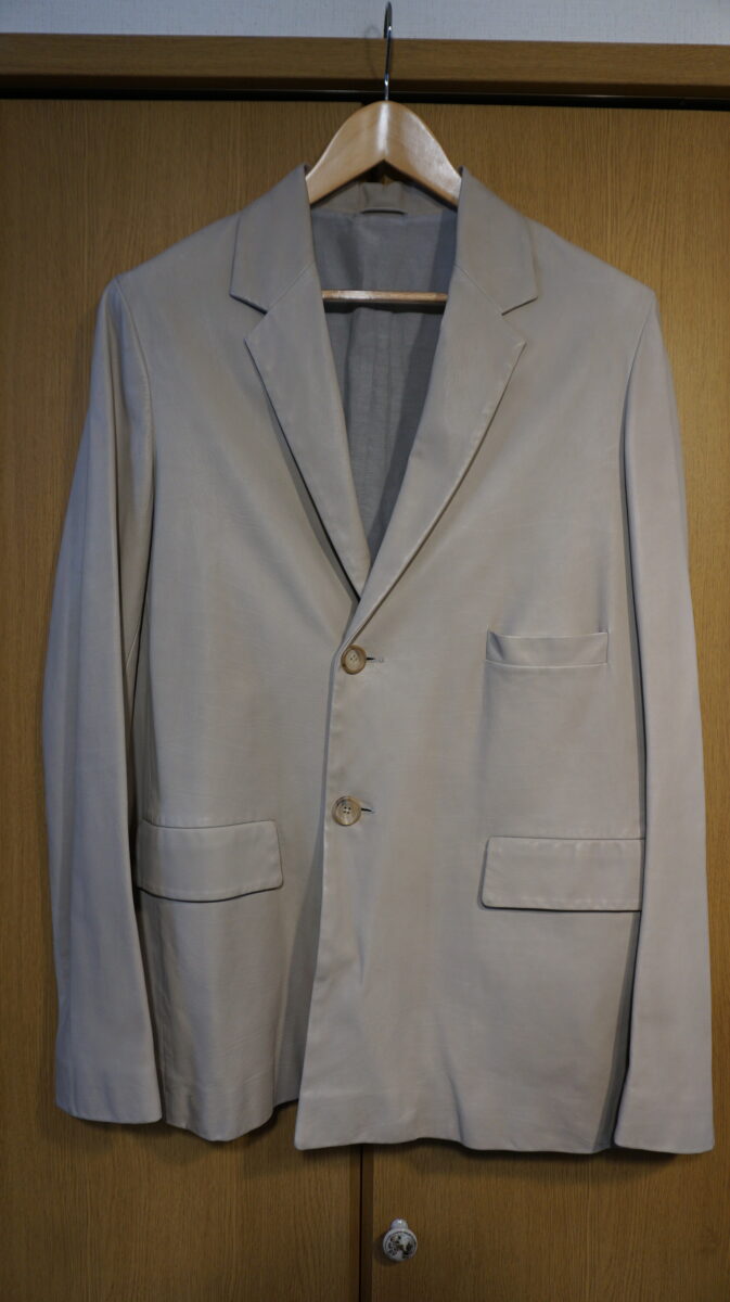 JIL SANDER by Raf Simons 2007SS leather tailored jacket | ジルサンダー (ラフシモンズ期) 2007s/s レザーテーラードジャケット ELBA/ A MOD 654000 ART M561000