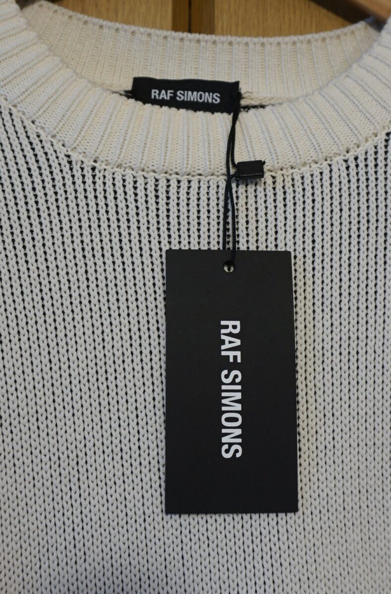 RAF SIMONS 2020SS "RS YOUTH REMINATOR" oversized knit | ラフシモンズ 2020s/s オーバーサイズニット Oversized roundneck sweater with print 201-835-50070-00013