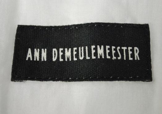 ANN DEMEULEMEESTER White Short Jacket | アンドゥムルメステール ショートジャケット